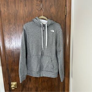 The North Face Men's Zip-Up Gray Sweater